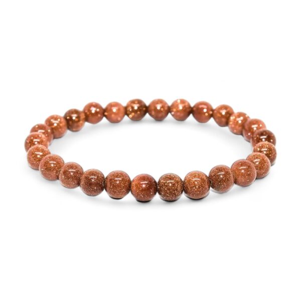 Bruine Goudsteen Armband Kralen