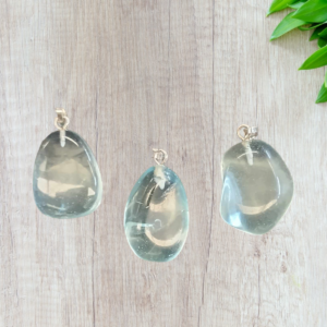 Aqua Aura edelsteen ketting