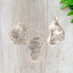 bergkristal edelsteen ketting