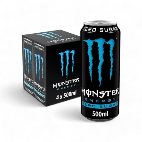 Monster zero sugar 4x50cl