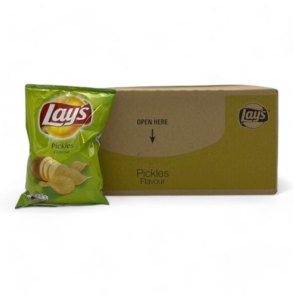 lays pickles chips doos 20x40gr