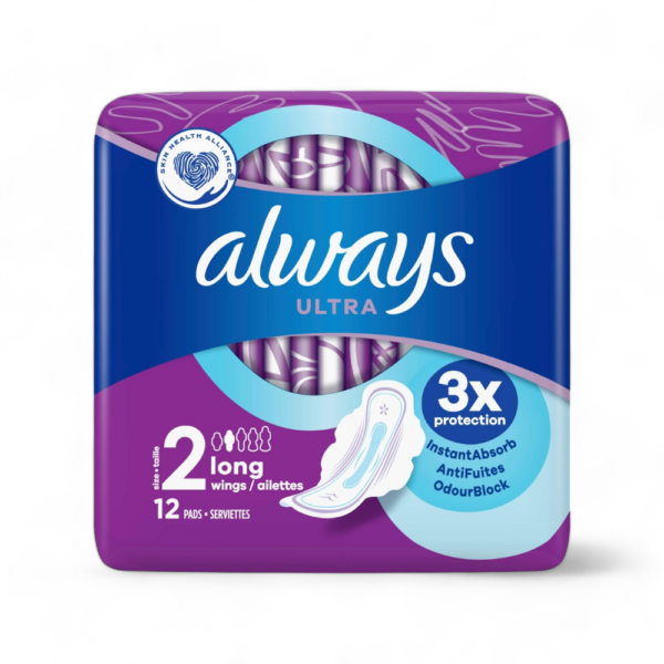 Always Ultra Day Size 2 Long 12stuks