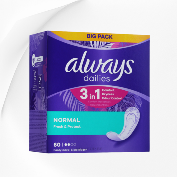 Always dailies inlegkruisjes Normal 56st