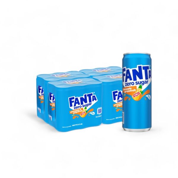 Fanta Zero Sugar Pineapple Grapefruit 24x33cl