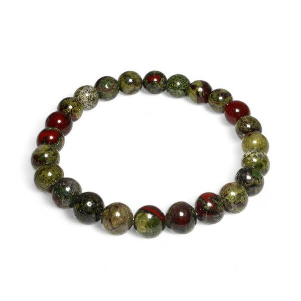 Jaspis Drakenbloed Armband Kralen 8mm