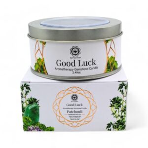 Edelsteen Kaars - Patchouli - Good Luck