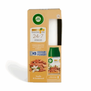 Air Wick verstuiver + 1Navul vanilla sandelwood 250ml