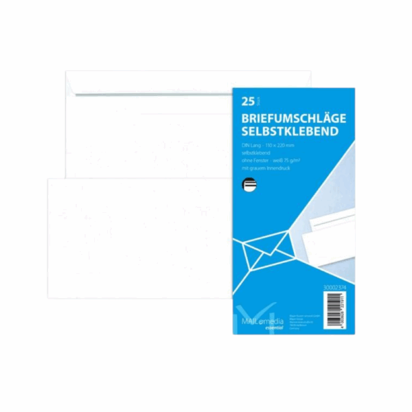enveloppen lang pakket 25stuk
