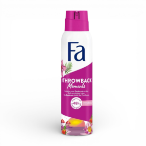 Fa deodorant spray throwback moments 150ml Fa deodorant spray throwback moments 150ml