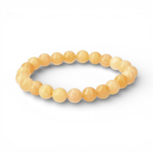 Oranje Calciet Armband Kralen 8mm