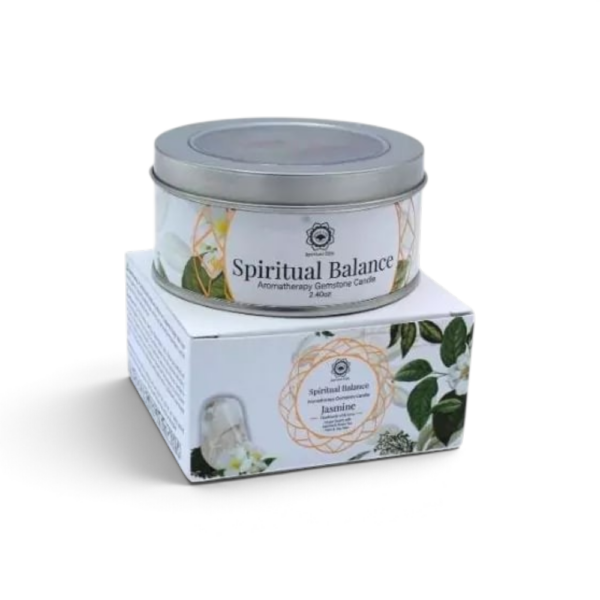 Edelsteen Kaars - Jasmine - Spiritual Balance