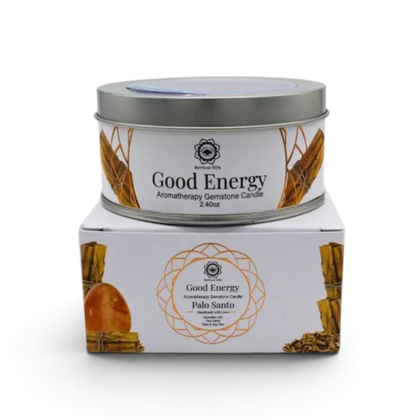 Edelsteen Kaars - Palo Santo - Good Energy