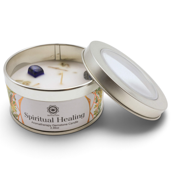 Edelsteen Kaars - Florida Water - Spiritual Healing
