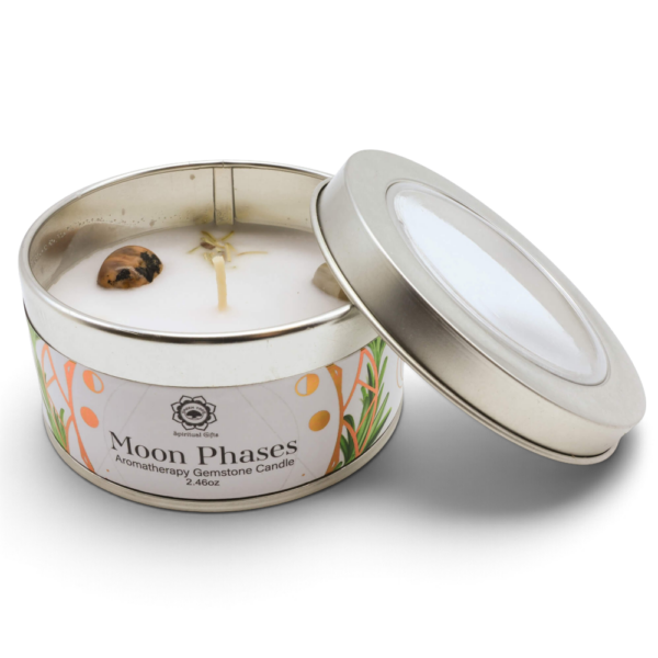 Edelsteen Kaars - Ylang Ylang- Moon Phases